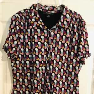 Style & Co Tops - Style & Co Women’s Plus Polka Dot Top - preworn Style & Co Tops - Style & Co Women’s Plus Polka Dot Top - preworn